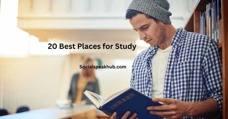 Unlocking Productivity: Discover the 20 Best Places for Study