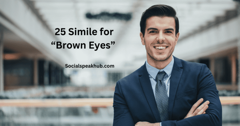 25 Best Similes for Brown Eyes