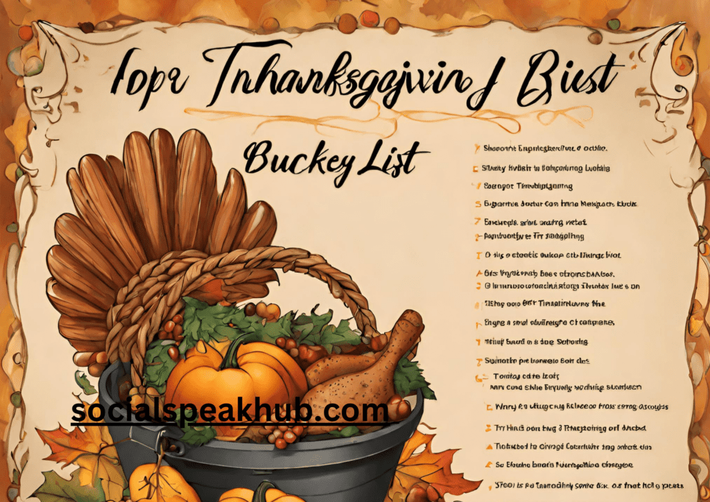 Thanksgiving Bucket List